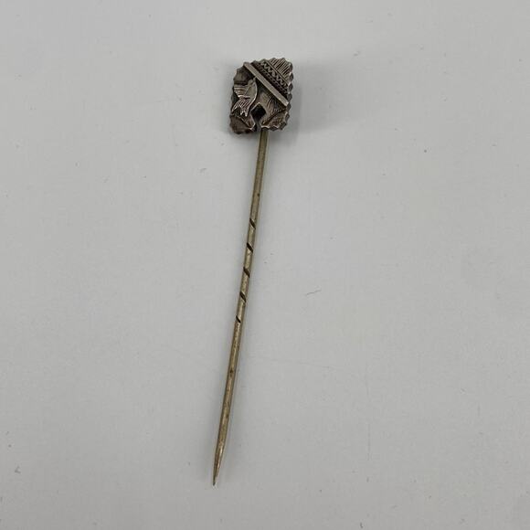 Sterling silver bird lapel pin - Picture 1 of 5